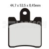 Klocki hamulcowe EBC (4 szt.) FA423/4HH 4100870 Yamaha FJR 1300